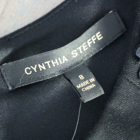 CYNTHIA STEFFE Beaded Embellishments Black Dress - Picture 4 of 4